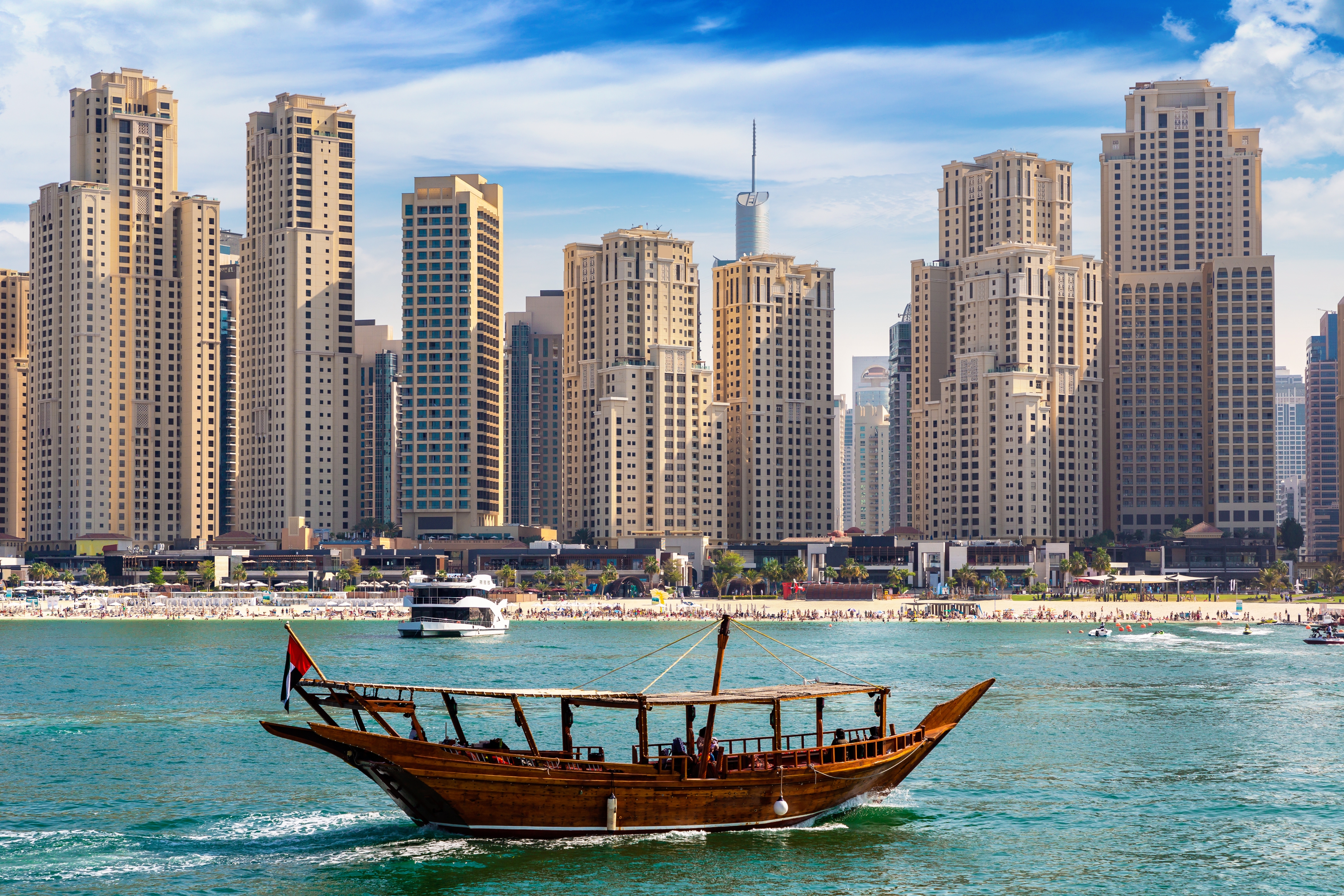 dhow boat from Dubai Creek